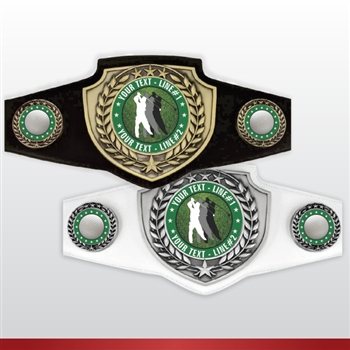 Male Golf Champion Award Belt, your text