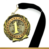 Colored Ring 1st Place Medal Colored Ring 1st Place Medal