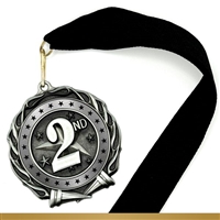 Colored Ring 2nd Place Medal Colored Ring 2nd Place Medal