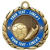Soccer Medal 2-1/2" Soccer Medal 2-1/2"